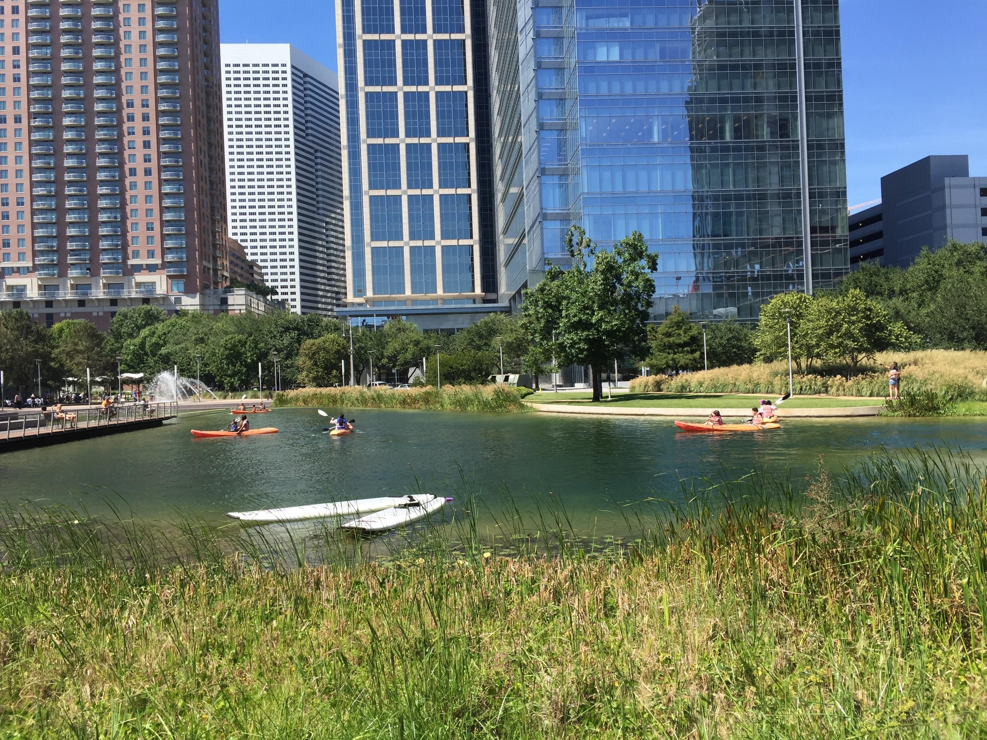 Discovery Green Park, Downtown Houston